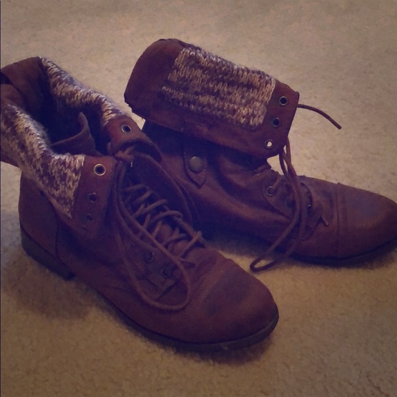Mossimo Supply Co. Shoes - Brown Ankle Boots Mossimo Supply Co. Shoes - Brown Ankle Boots